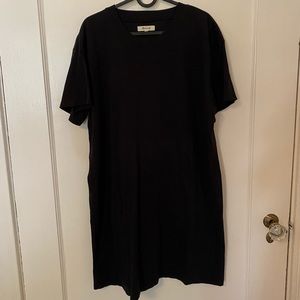 Madewell | Black t-shirt dress